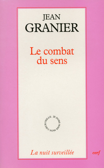 Boek Le Combat du sens Jean Granier