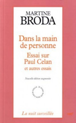Knjiga Dans la main de personne MARTINE BRODA
