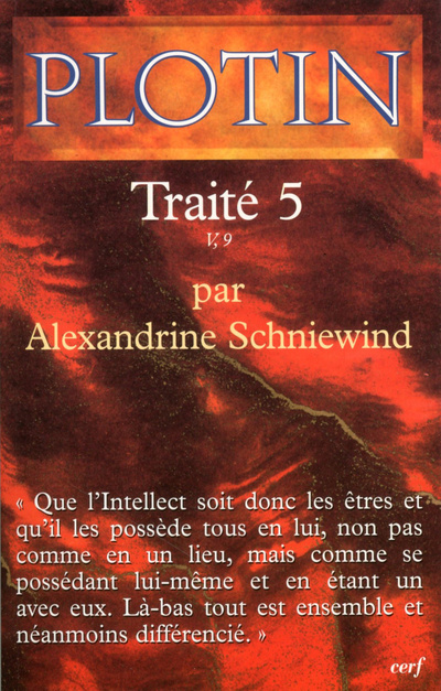 Book Plotin - Traité 5– V,9 Plotin
