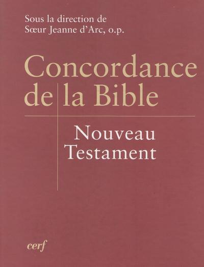 Книга Concordance de la Bible - Nouveau Testament 