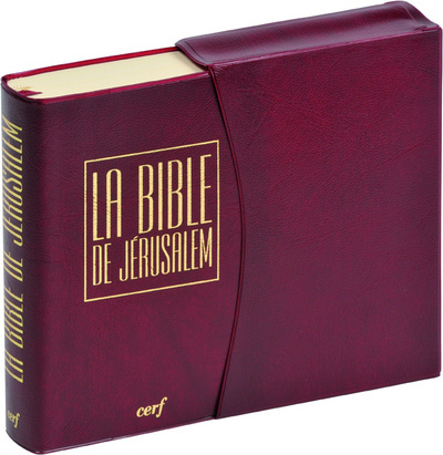 Könyv La Bible de Jérusalem - voyage - Bordeaux sous étui 