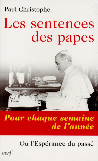 Libro Les sentences des papes Paul Christophe