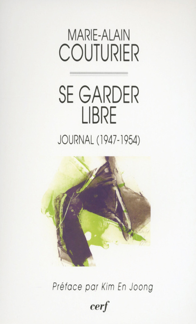 Boek Se garder libre Marie-Alain Couturier