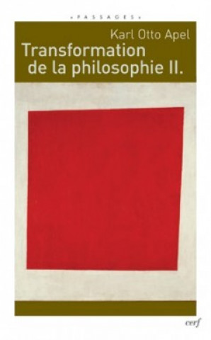 Kniha Transformation de la philosophie 2 Karl-Otto Apel