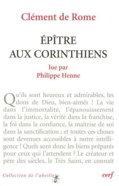 Kniha Clément de Rome : Épître aux Corinthiens Philippe Henne