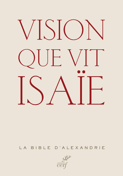 Könyv Vision que vit Isaïe Alain Le Boulluec