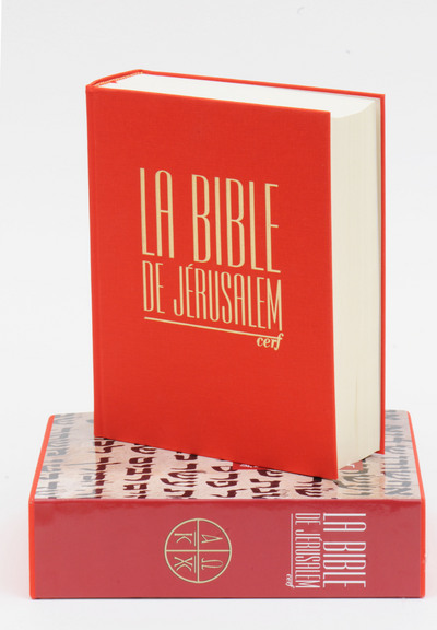 Carte La Bible de Jérusalem - Major toile rouge EBAF