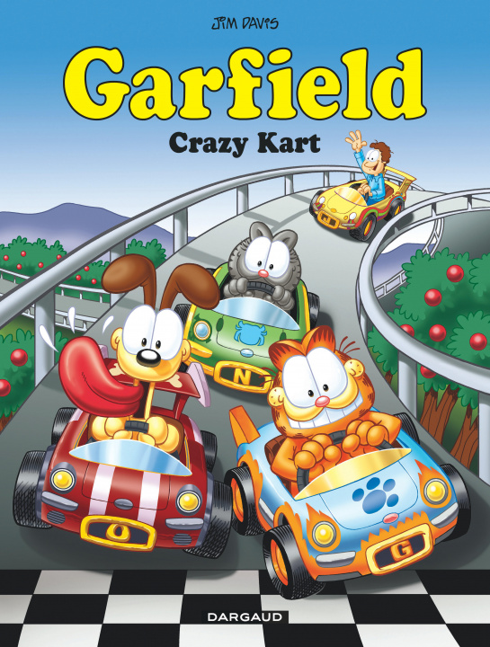 Carte Garfield - Crazy Kart Jim Davis
