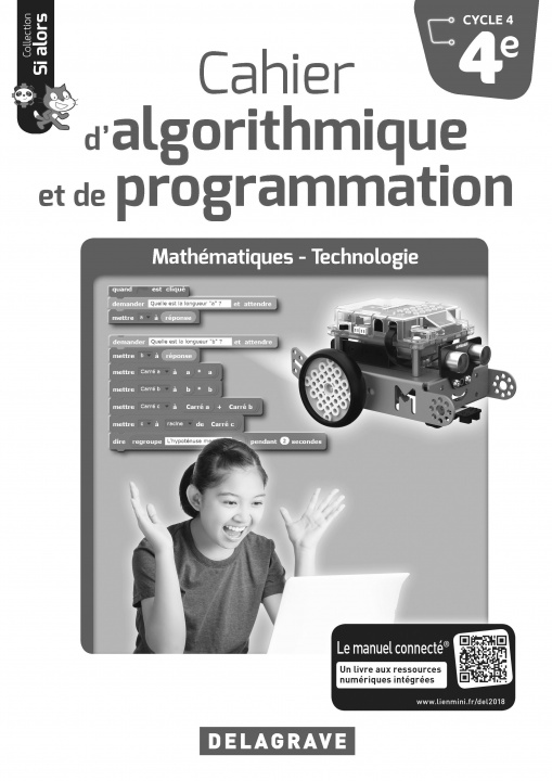 Βιβλίο Cahier d'algorithmique et de programmation 4e (2018) - Livre du professeur SAUZEAU