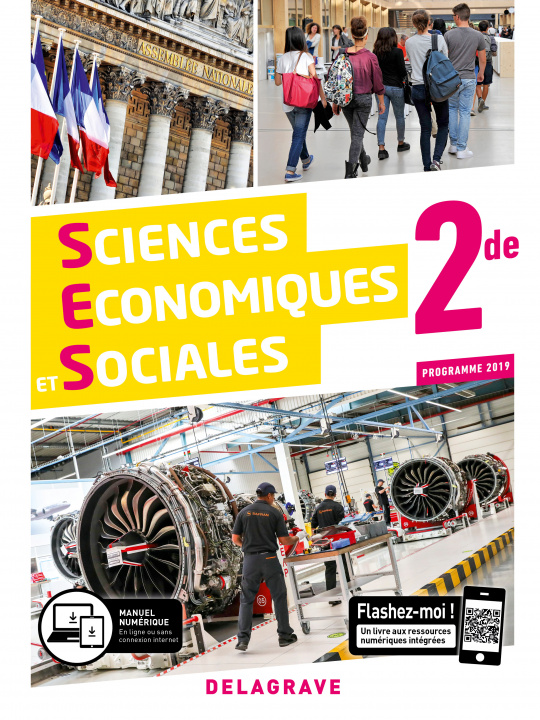 Carte Sciences Économiques et Sociales (SES) 2de (2019) - Manuel élève PIERRISNARD