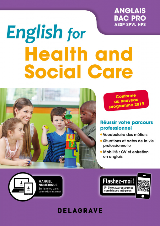 Kniha English for Health and Social Care - Anglais Bac Pro (2019) - Pochette élève GERMAIN