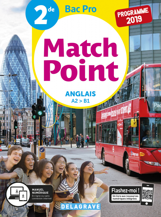 Kniha Match Point Anglais 2de Bac Pro (2019) - Pochette élève COLLECTIFS