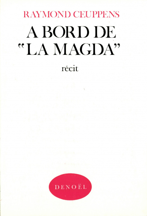 Carte À bord de "La Magda" Ceuppens
