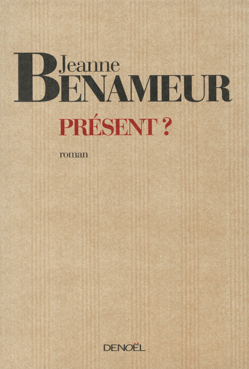 Knjiga Présent ? Benameur