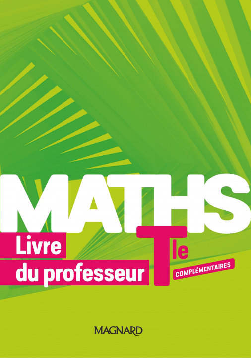 Boek Maths Complémentaire Tle (2020) - Livre du professeur Milan