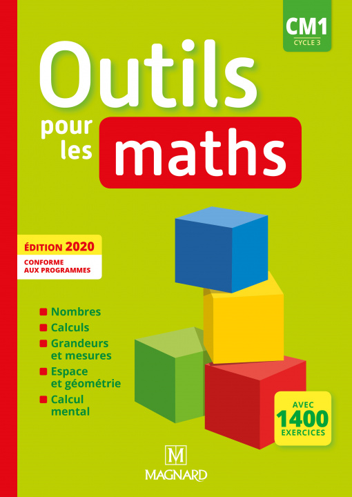 Könyv Outils pour les Maths CM1 (2020) - Manuel élève GINET
