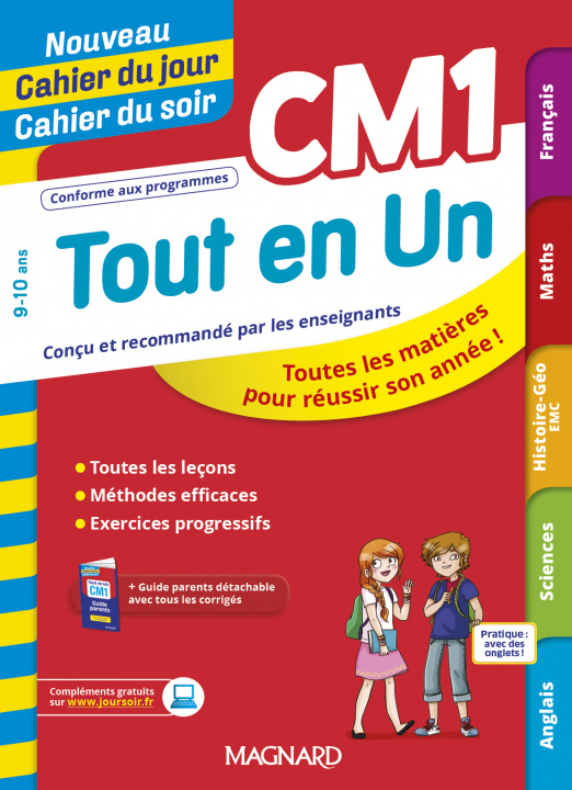 Kniha Tout en Un CM1 - Leçons, méthodes et exercices - Nouveau Cahier du jour Cahier du soir VACHER