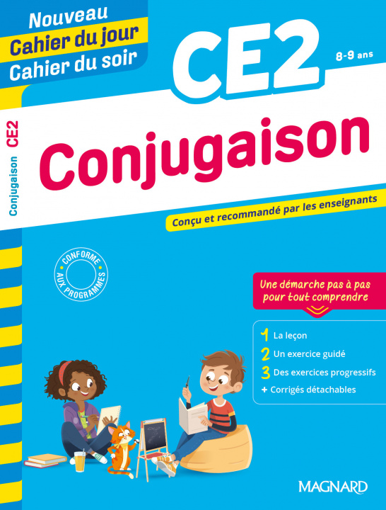 Carte Conjugaison CE2 - Nouveau Cahier du jour Cahier du soir Semenadisse
