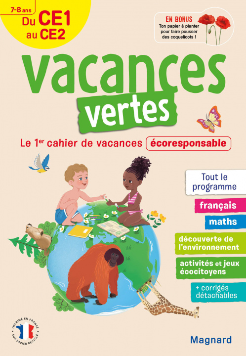 Kniha Cahier de vacances 2023, du CE1 vers le CE2 7-8 ans - Vacances vertes Forest