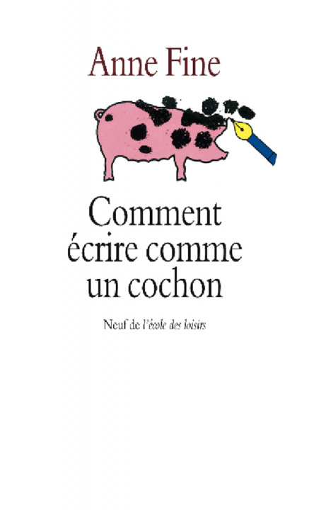 Książka comment ecrire comme un cochon FINE