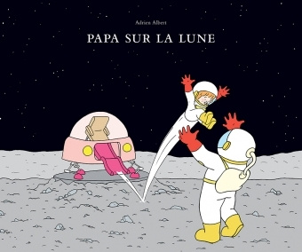 Książka papa sur la lune Albert