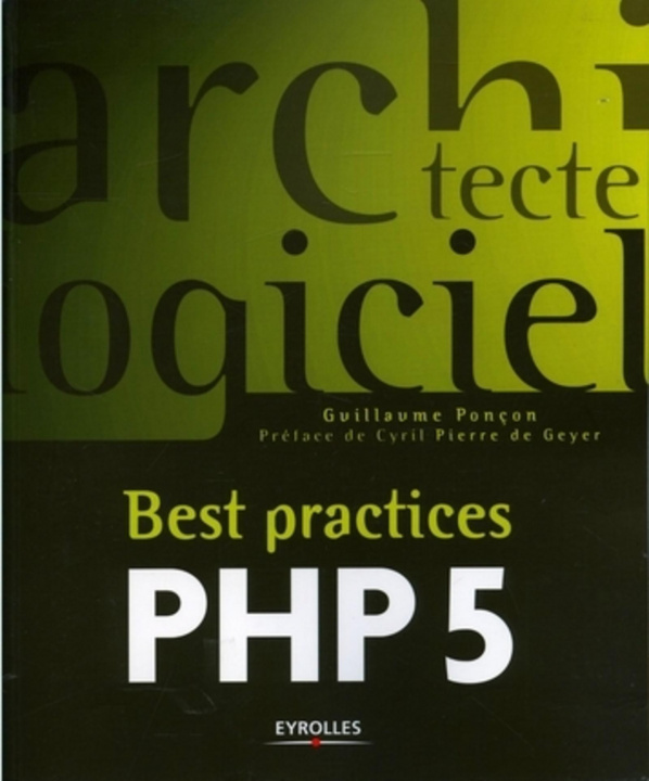 Book Best practices PHP 5 Ponçon