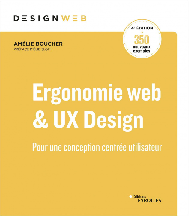 Carte Ergonomie web et UX Design, 4e édition Boucher