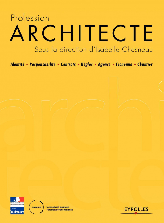 Knjiga Profession Architecte Chesneau