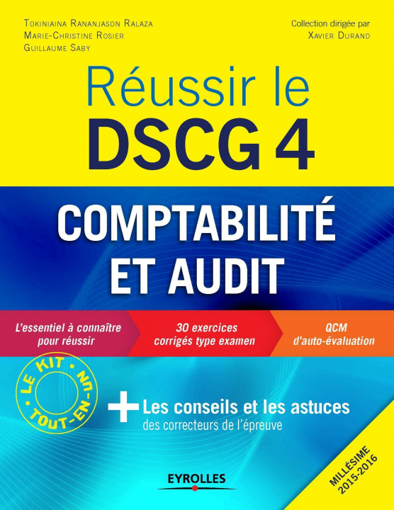 Carte Réussir le DSCG 4 - Comptabilité et audit Saby