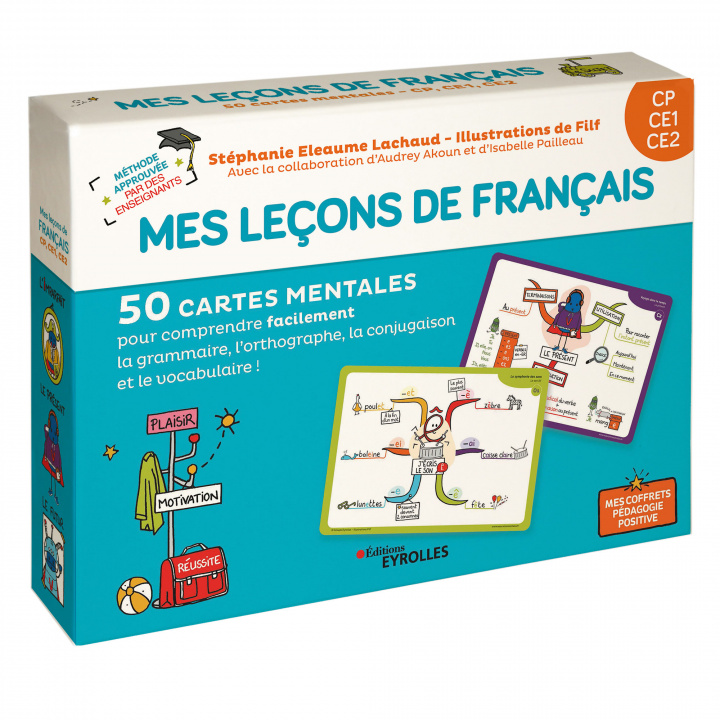 Carte Mes leçons de français CP, CE1, CE2 Eleaume Lachaud