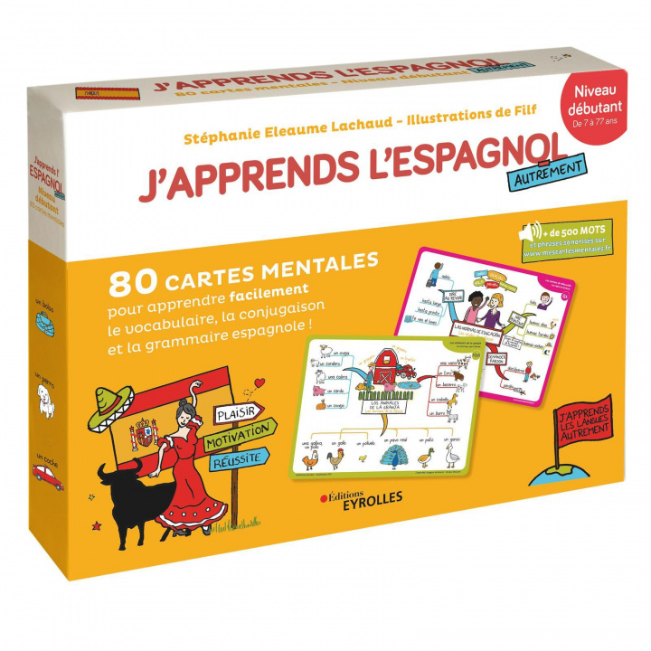 Книга J'apprends l'espagnol autrement - Niveau débutant Filf