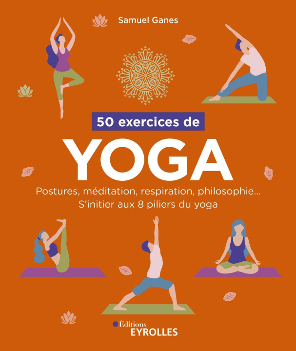 Knjiga 50 exercices de yoga Ganes