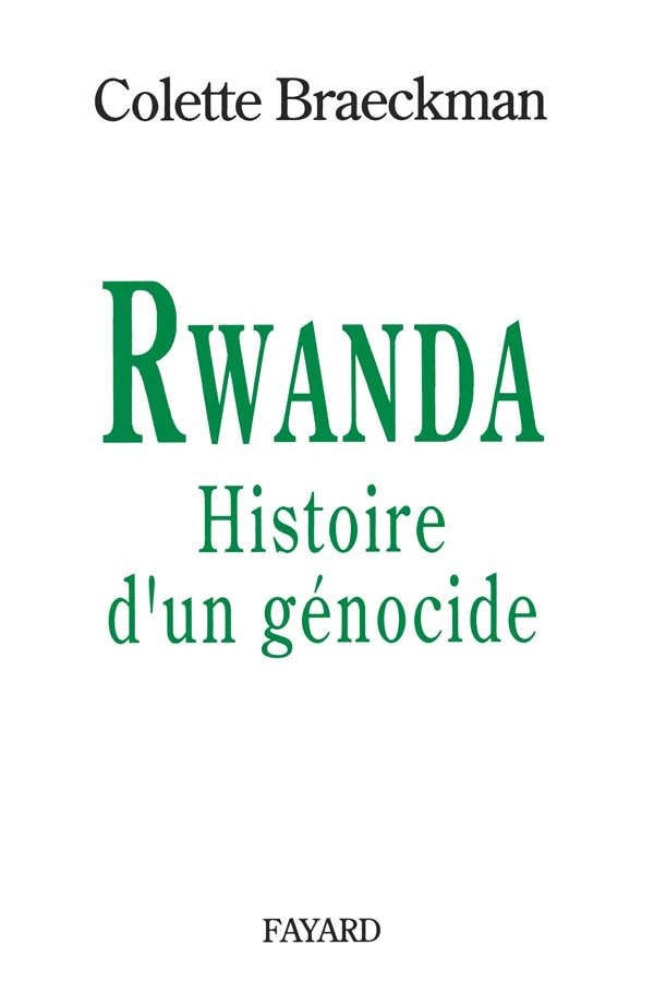 Libro Rwanda Colette Braeckman