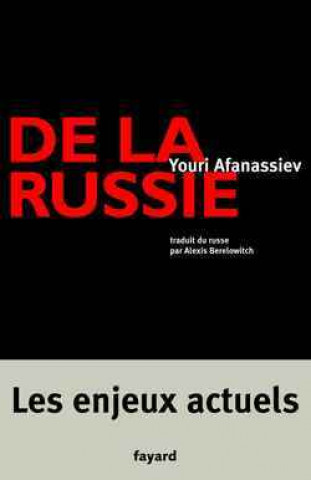 Knjiga De la Russie Iouri Afanassiev