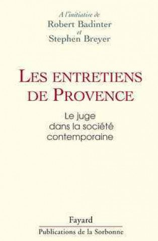 Boek Les Entretiens de Provence Stephen Breyer