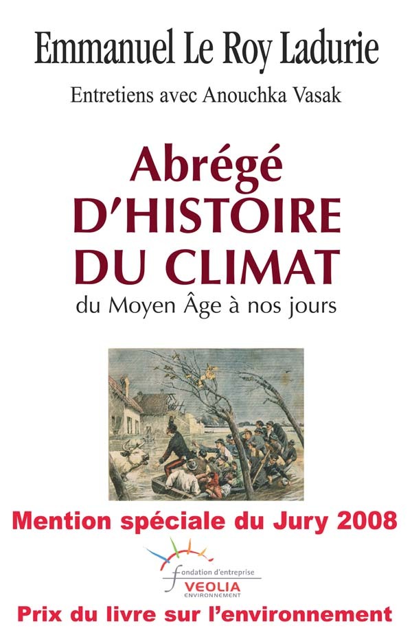 Kniha Abrégé d'histoire du climat Emmanuel Le Roy Ladurie