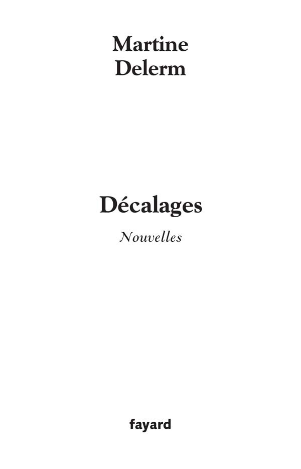 Knjiga DECALAGES Martine Delerm