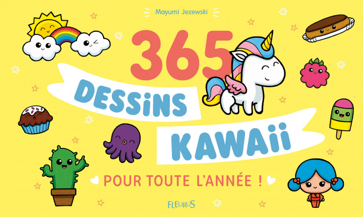 Kniha 365 dessins Kawaii pour toute l'année Mayumi Jezewski