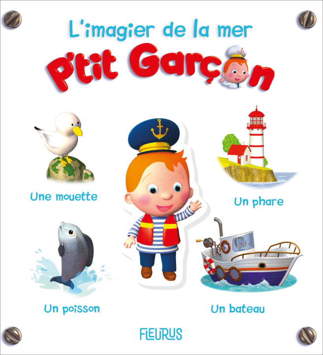 Kniha L'imagier de la mer - P'tit Garçon Nathalie Bélineau