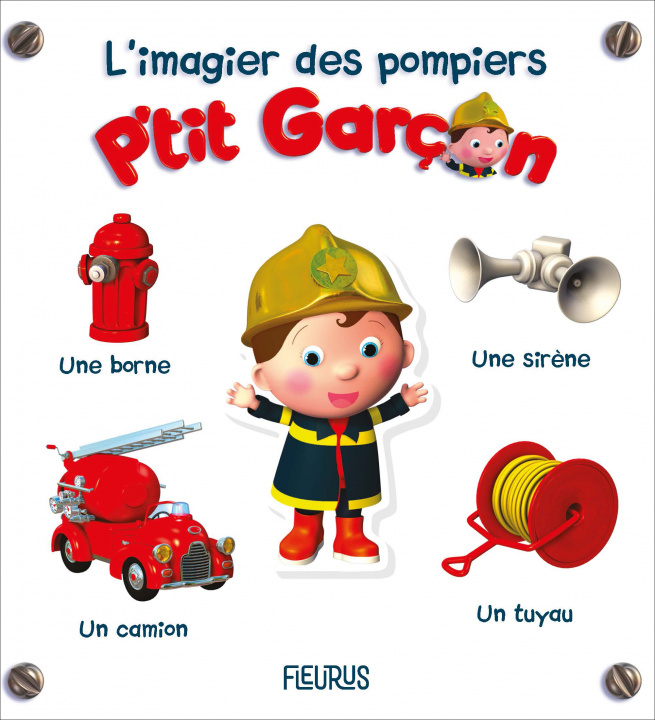 Kniha L'imagier des pompiers - P'tit Garçon Nathalie Bélineau