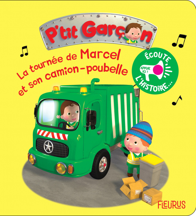 Könyv La tournée de Marcel et son camion poubelle Nathalie Bélineau