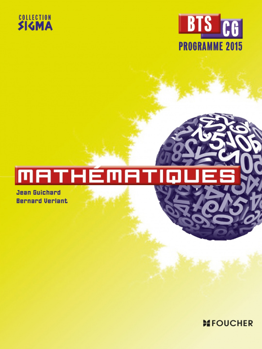 Kniha Sigma Mathématiques BTS CG Programme 2015 Jean Guichard