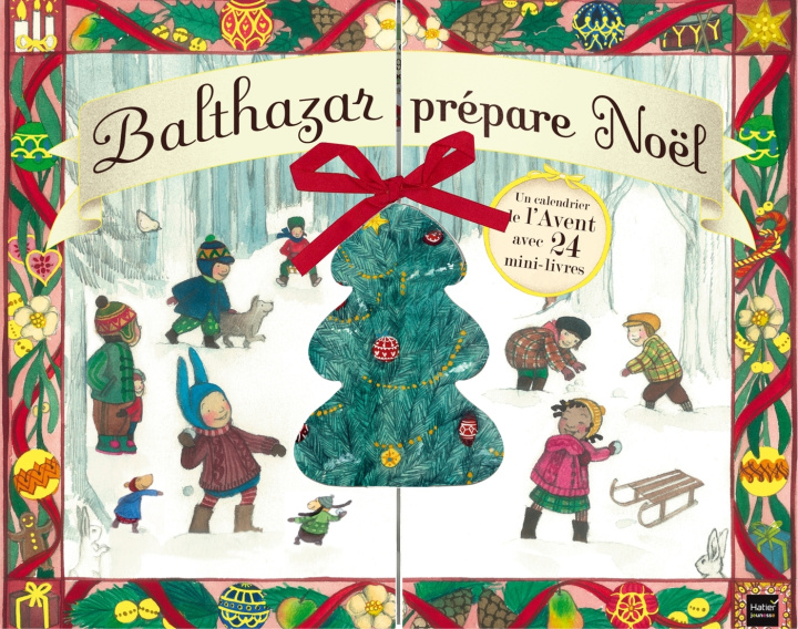 Knjiga Balthazar prépare Noël - Calendrier de l'avent - Pédagogie Montessori Marie-Hélène Place