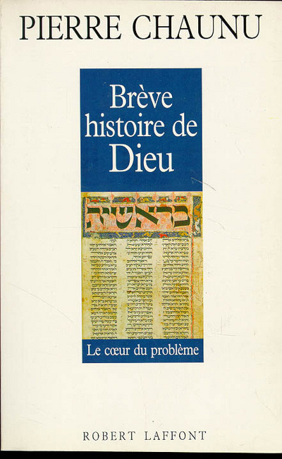 Livre Brève histoire de Dieu Pierre Chaunu