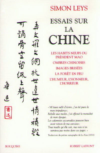 Carte Essais sur la Chine Simon Leys