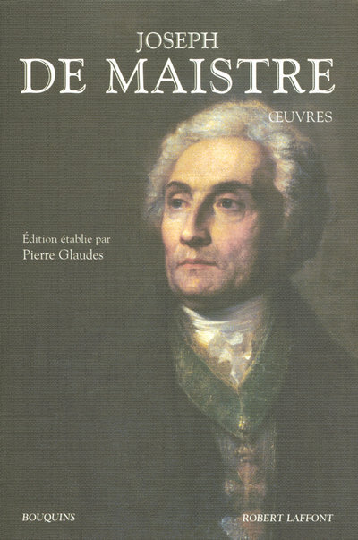 Könyv Oeuvres Joseph de Maistre