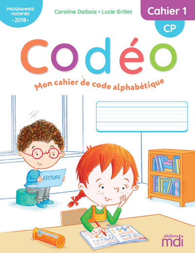 Book MDI - Codéo - Cahier CP 2020 Caroline Delbois