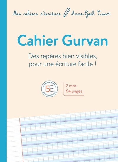 Kniha MDI Mes cahiers d'écriture Cahier Gurvan 2mm - 2020 Anne-Gaël Tissot