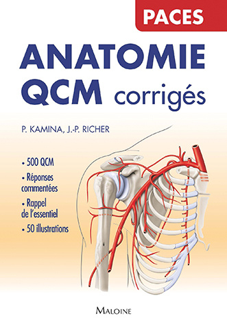 Kniha Anatomie QCM corrigés Kamina