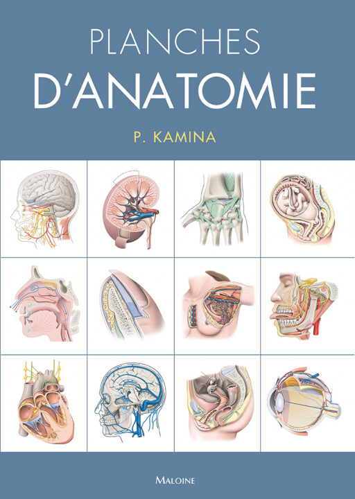 Carte Planches d'anatomie, 3e éd. Coffret Kamina